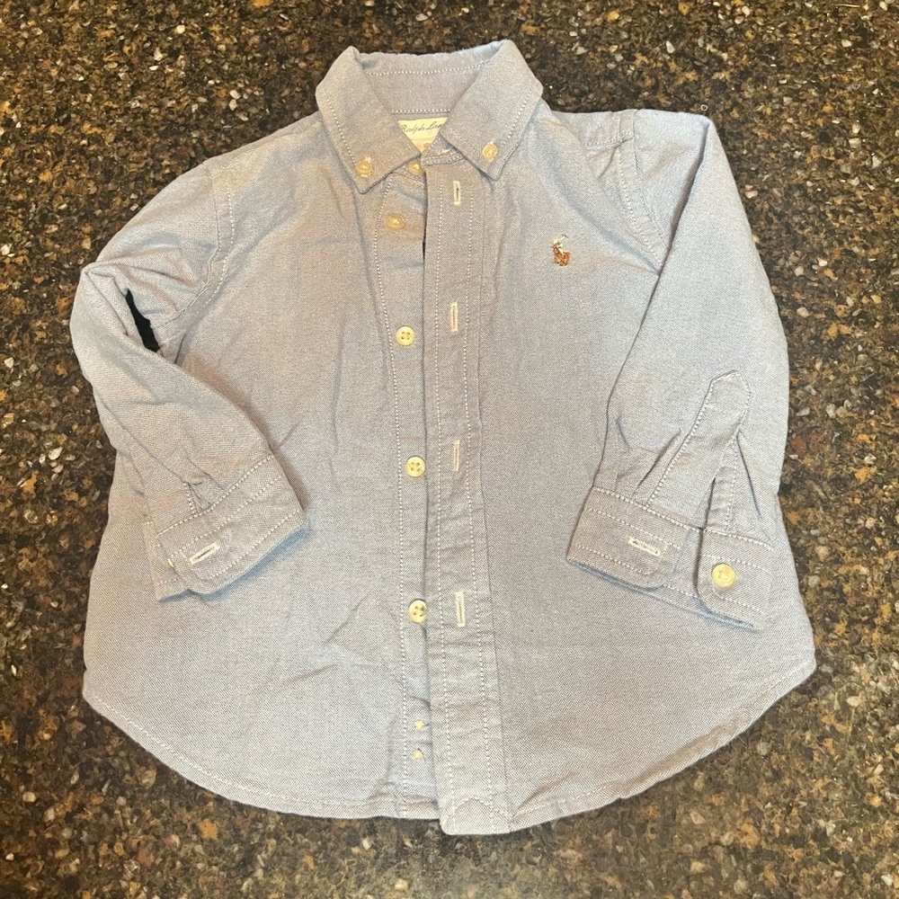 Ralph Lauren Light Blue Button-Down Shirt